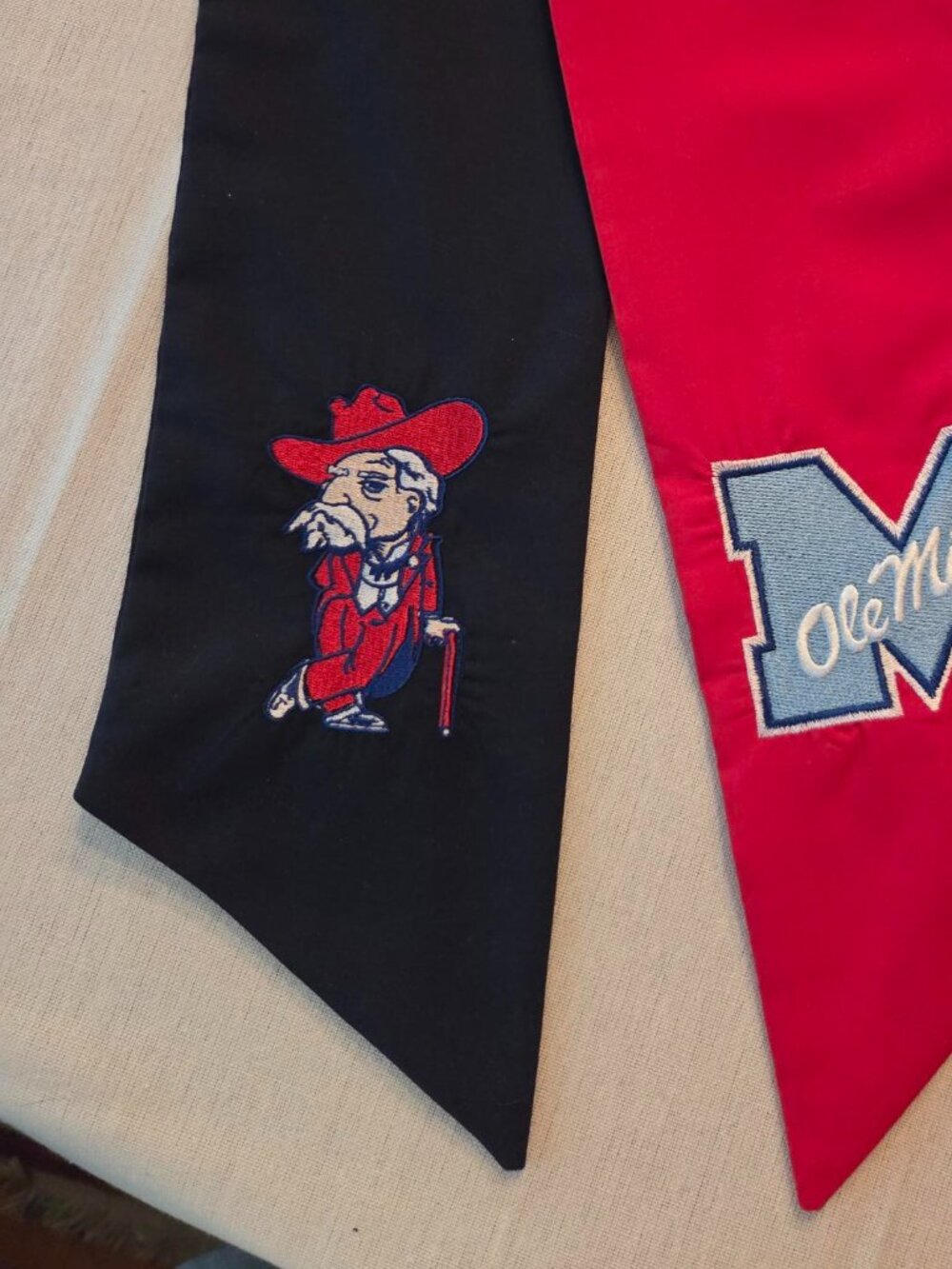 Ole Miss Two-Tone Wreath Sash--$30, plus shipping